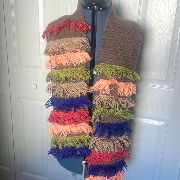 Anthropologie Zene handmade Knit scarf - Picture 3 of 9